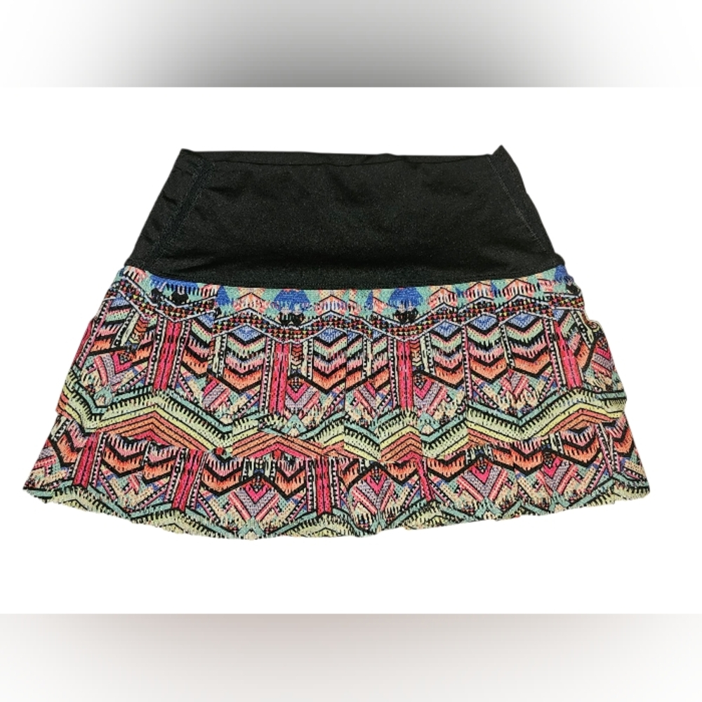 Bethanie Mattek-Sands Lucky In Love Tennis Pickleball Skort Medium Tribal Jewel